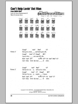 page one of Can't Help Lovin' Dat Man (Guitar Chords/Lyrics)