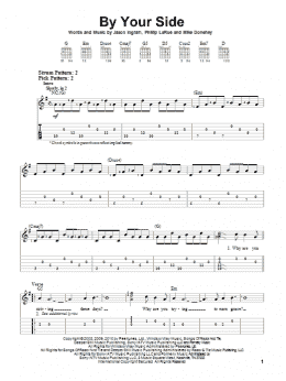 page one of By Your Side (Easy Guitar Tab)