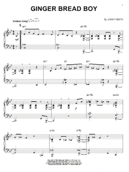 page one of Ginger Bread Boy (arr. Brent Edstrom) (Piano Solo)