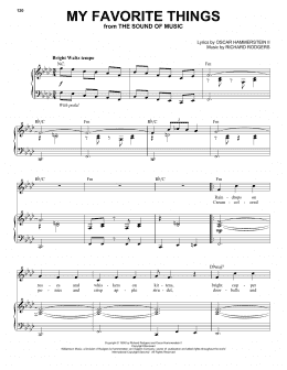 page one of My Favorite Things (Piano & Vocal)