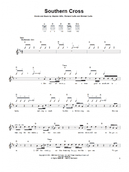 page one of Southern Cross (Easy Guitar)