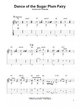 page one of Dance Of The Sugar Plum Fairy (from The Nutcracker) (Solo Guitar)