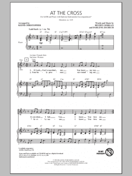 page one of At The Cross (SATB Choir)