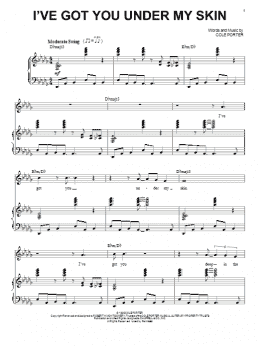 page one of I've Got You Under My Skin (Piano & Vocal)