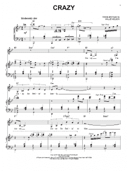 page one of Crazy (Piano & Vocal)