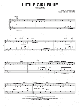 page one of Little Girl Blue (Piano & Vocal)