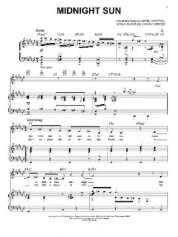 Midnight Sun Sheet Music | Lionel Hampton | Real Book – Melody, Lyrics &  Chords