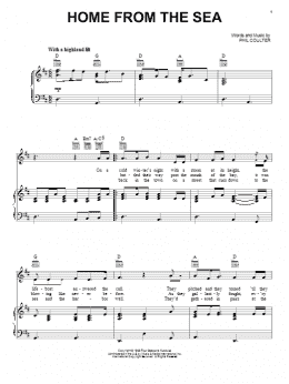 page one of Home From The Sea (Piano, Vocal & Guitar Chords (Right-Hand Melody))