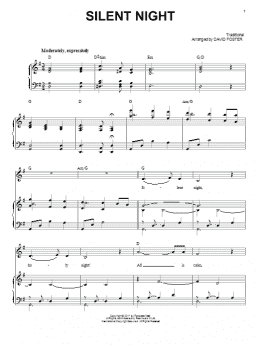 page one of Silent Night (Piano & Vocal)