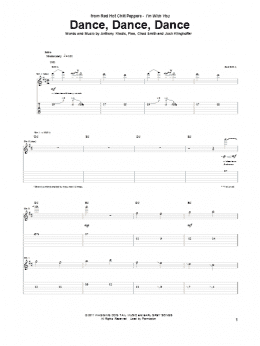 page one of Dance, Dance, Dance (Guitar Tab)