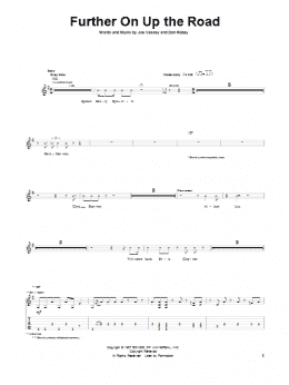 page one of Further On Up The Road (Guitar Tab)