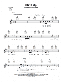 page one of Stir It Up (Ukulele)