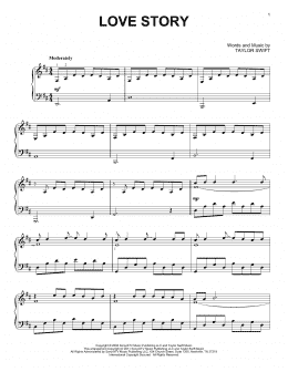 page one of Love Story (Piano Solo)