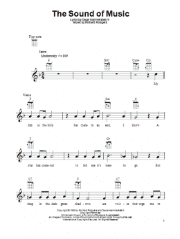 page one of The Sound Of Music (Ukulele)