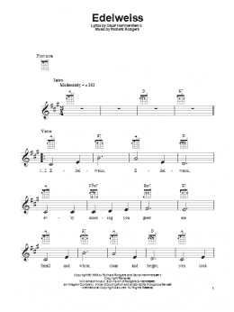 page one of Edelweiss (Ukulele)