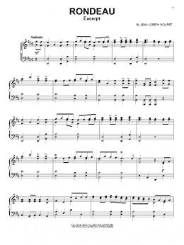 page one of Rondeau (Piano Solo)