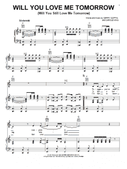 page one of Will You Love Me Tomorrow (Will You Still Love Me Tomorrow) (Piano, Vocal & Guitar Chords (Right-Hand Melody))