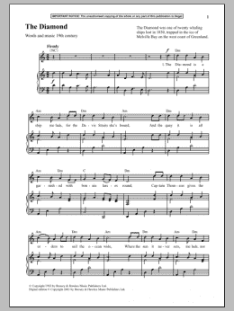 page one of The Diamond (Piano & Vocal)