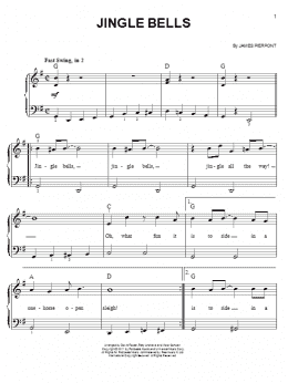 page one of Jingle Bells (Easy Piano)