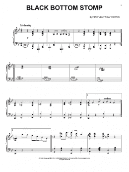 page one of Black Bottom Stomp (Piano, Vocal & Guitar Chords (Right-Hand Melody))