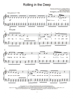 page one of Rolling In The Deep (Educational Piano)