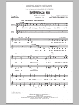 page one of The Nearness Of You (SSA Choir)