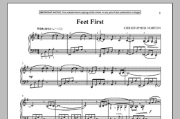 page one of Feet First (Piano Solo)