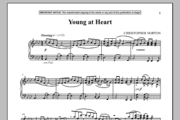 page one of Young At Heart (Piano Solo)