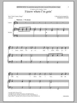 page one of I Know Where I'm Goin' (Piano & Vocal)