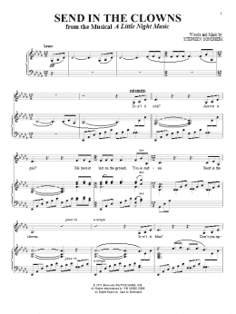 page one of Send In The Clowns (Piano & Vocal)