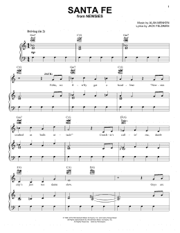 page one of Santa Fe (Piano, Vocal & Guitar Chords (Right-Hand Melody))