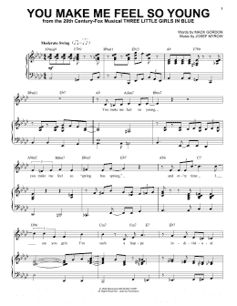 page one of You Make Me Feel So Young (Piano & Vocal)