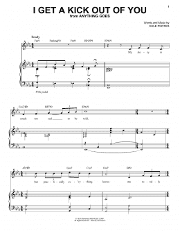 page one of I Get A Kick Out Of You (Piano, Vocal & Guitar Chords (Right-Hand Melody))