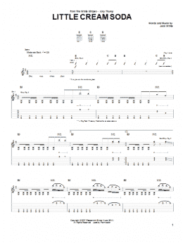 page one of Little Cream Soda (Guitar Tab)