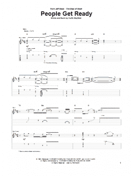 page one of People Get Ready (Guitar Tab)