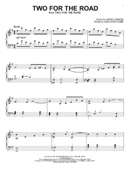 page one of Two For The Road (Piano Solo)