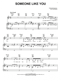 page one of Someone Like You (Piano, Vocal & Guitar Chords (Right-Hand Melody))