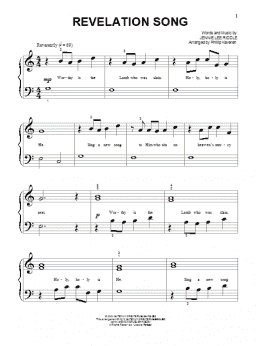 Revelation Song sheet music for guitar solo (chords) (PDF)