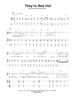 page one of They're Red Hot (Ukulele)