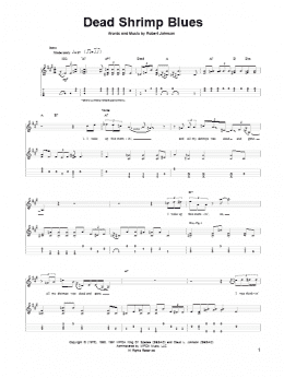 page one of Dead Shrimp Blues (Ukulele)