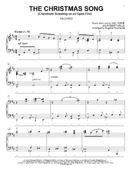 page one of The Christmas Song (Chestnuts Roasting On An Open Fire) (Piano Duet)