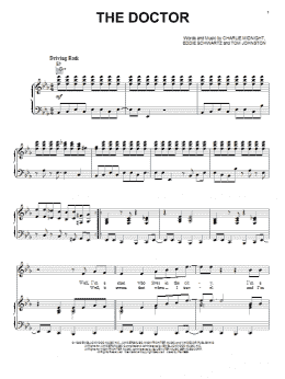 page one of The Doctor (Piano, Vocal & Guitar Chords (Right-Hand Melody))