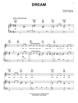 page one of Dream (Piano, Vocal & Guitar Chords (Right-Hand Melody))