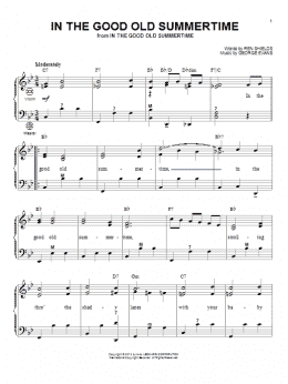 page one of In The Good Old Summertime (Accordion)