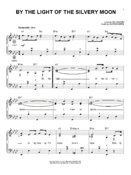 page one of By The Light Of The Silvery Moon (arr. Gary Meisner) (Accordion)