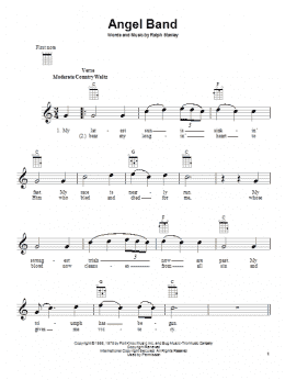 page one of Angel Band (Ukulele)