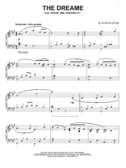 page one of The Dreame (Piano Solo)