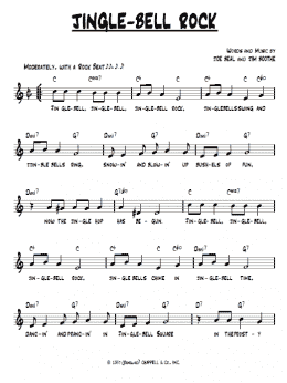 page one of Jingle Bell Rock (Lead Sheet / Fake Book)