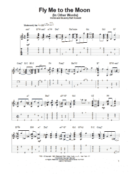 page one of Fly Me To The Moon (In Other Words) (Solo Guitar)