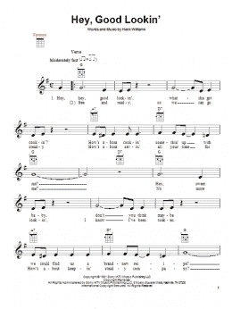 page one of Hey, Good Lookin' (Ukulele)